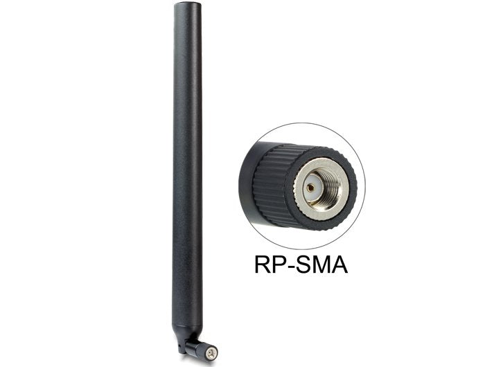 Delock Antena Wlan Rp-Sma 802.11 Ac/A/H/B/G/N 5,5 ~ 9 Dbi