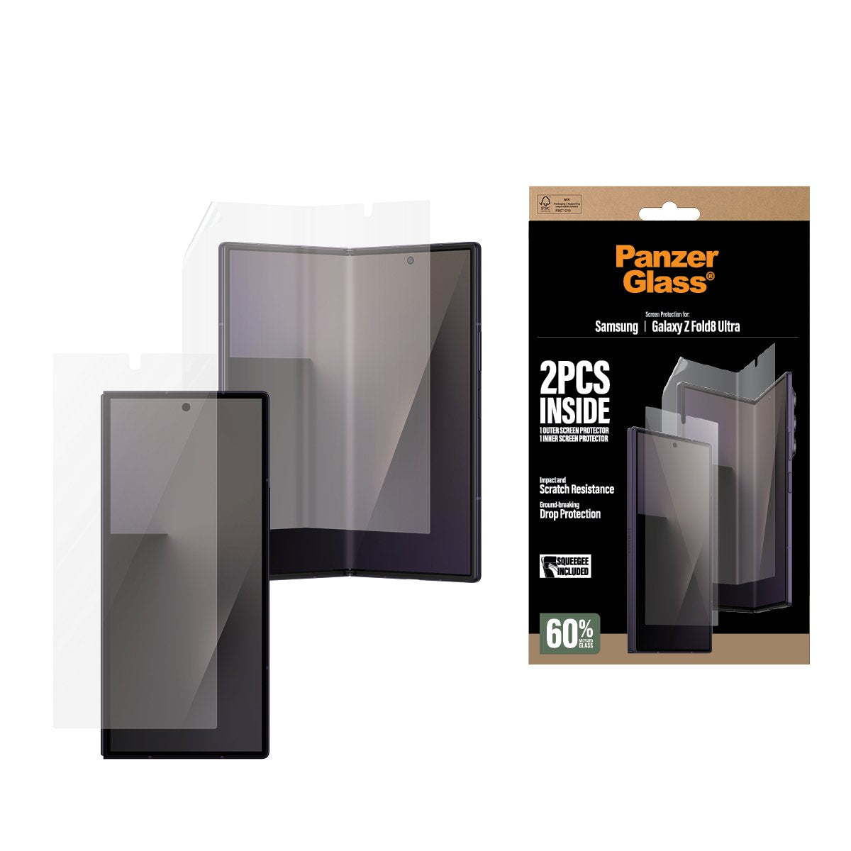 Panzerglass Sub Screen Protector&Main Film Screen Prot. Sam Galaxy Z Fold8 Ultra