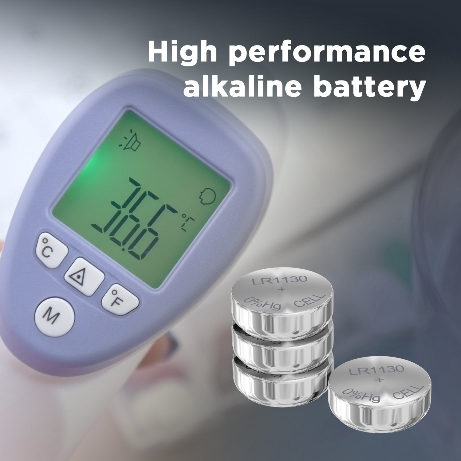 Energenie Pila Boton Lr1130, 1.5v, 4-Pack