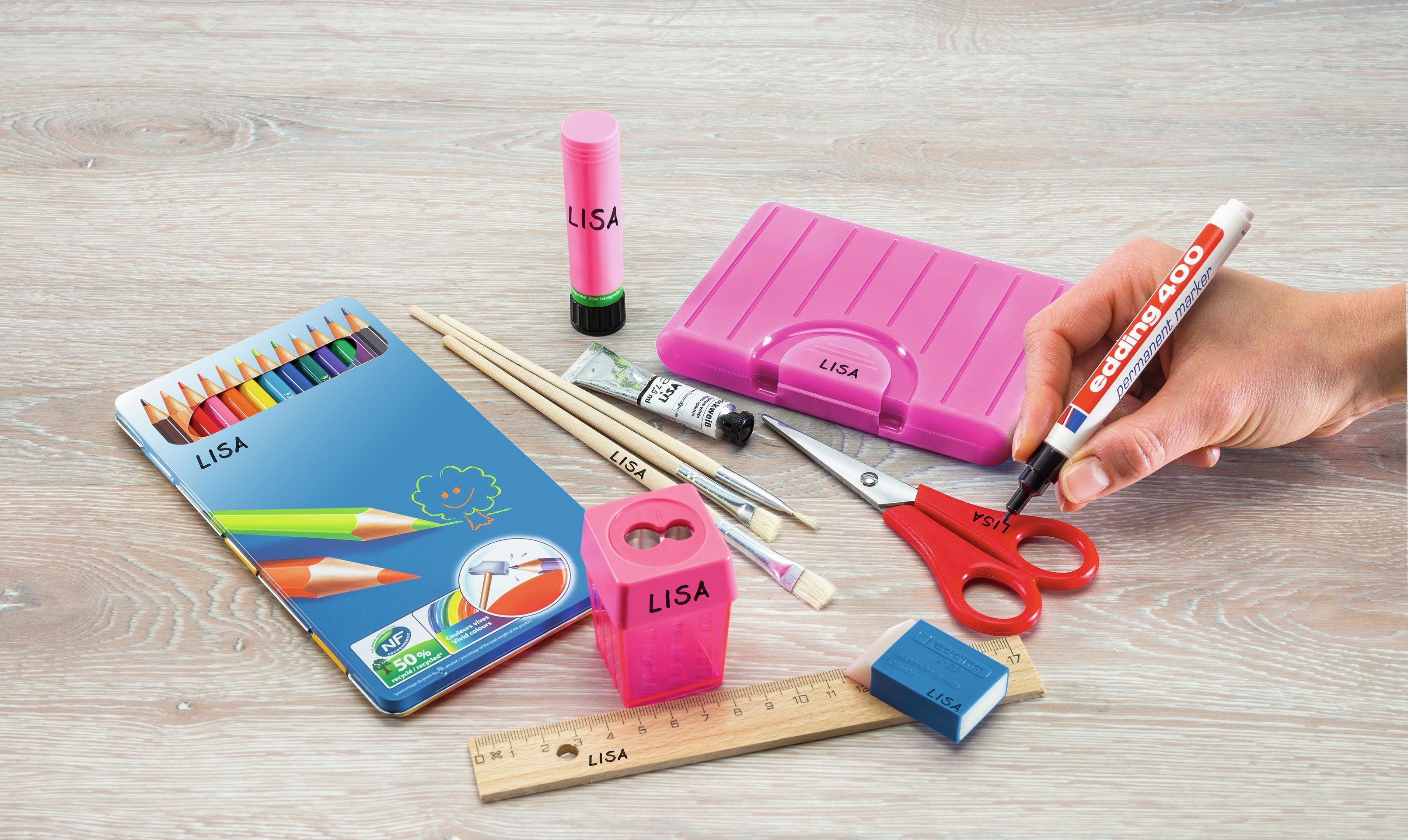 EAN 4004764315772 - Edding 400 marcador permanente Negro 10 pieza(s) imagen 16