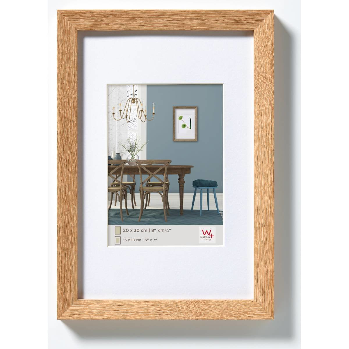 Walther Fiorito Roble Claro 30x40 Madera Incl. Passepartout Ef040e