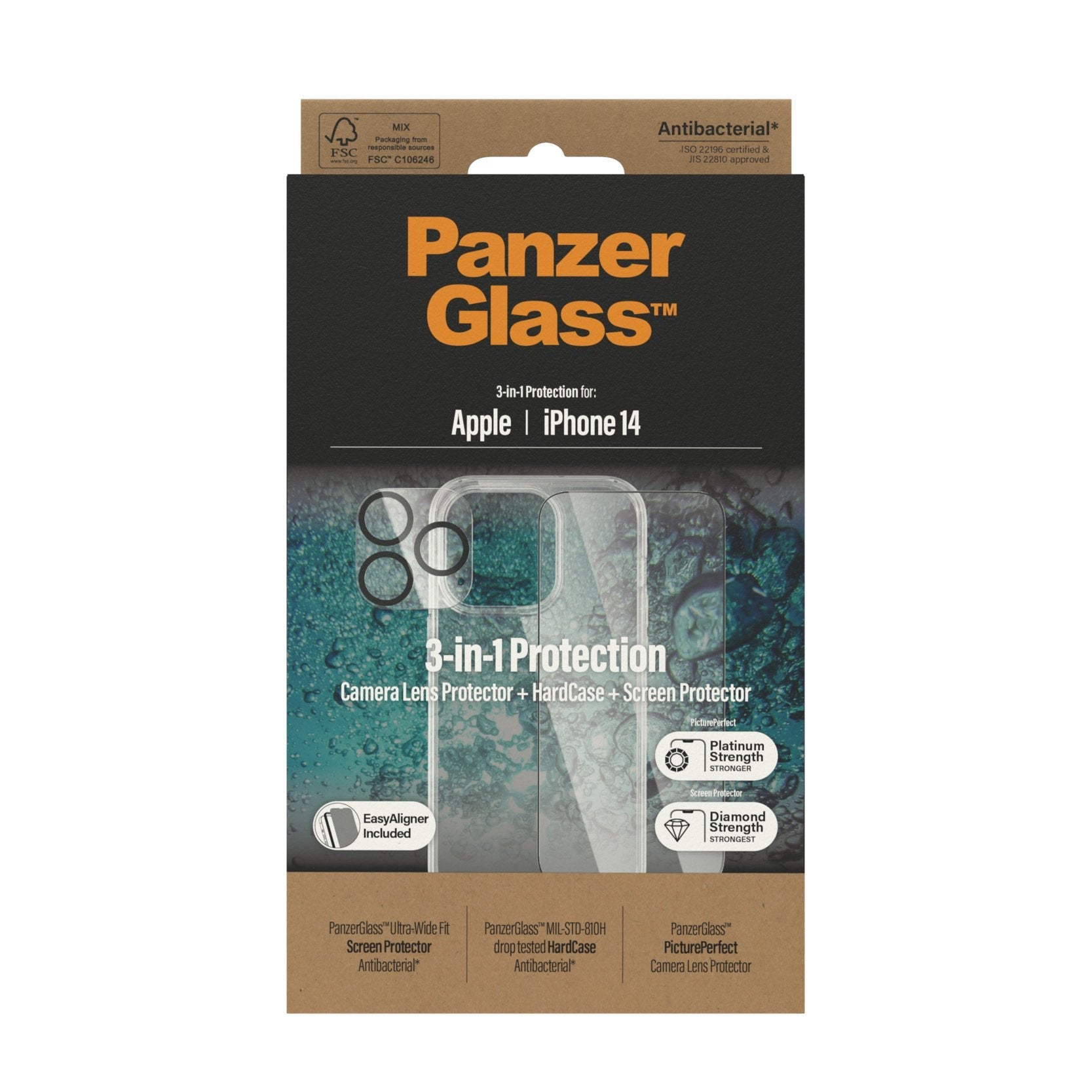 Panzerglass Pg Bund Iph2022 6.1uwf Scr Prot Hc Pp Protector De Pantalla Iphone 14