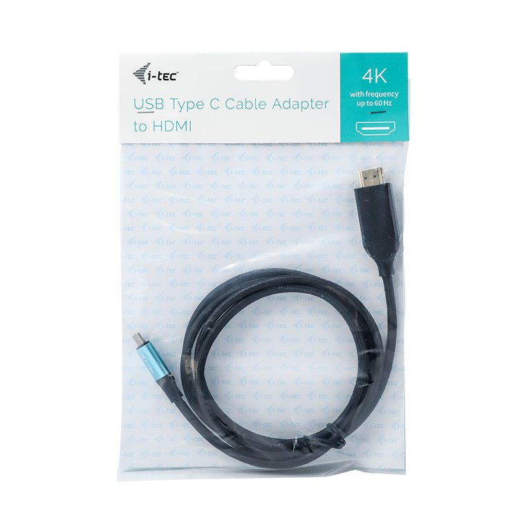 EAN 8595611703324 - i-tec C31CBLHDMI60HZ2M adaptador de cable de vídeo 2 m USB Tipo C Negro imagen 5