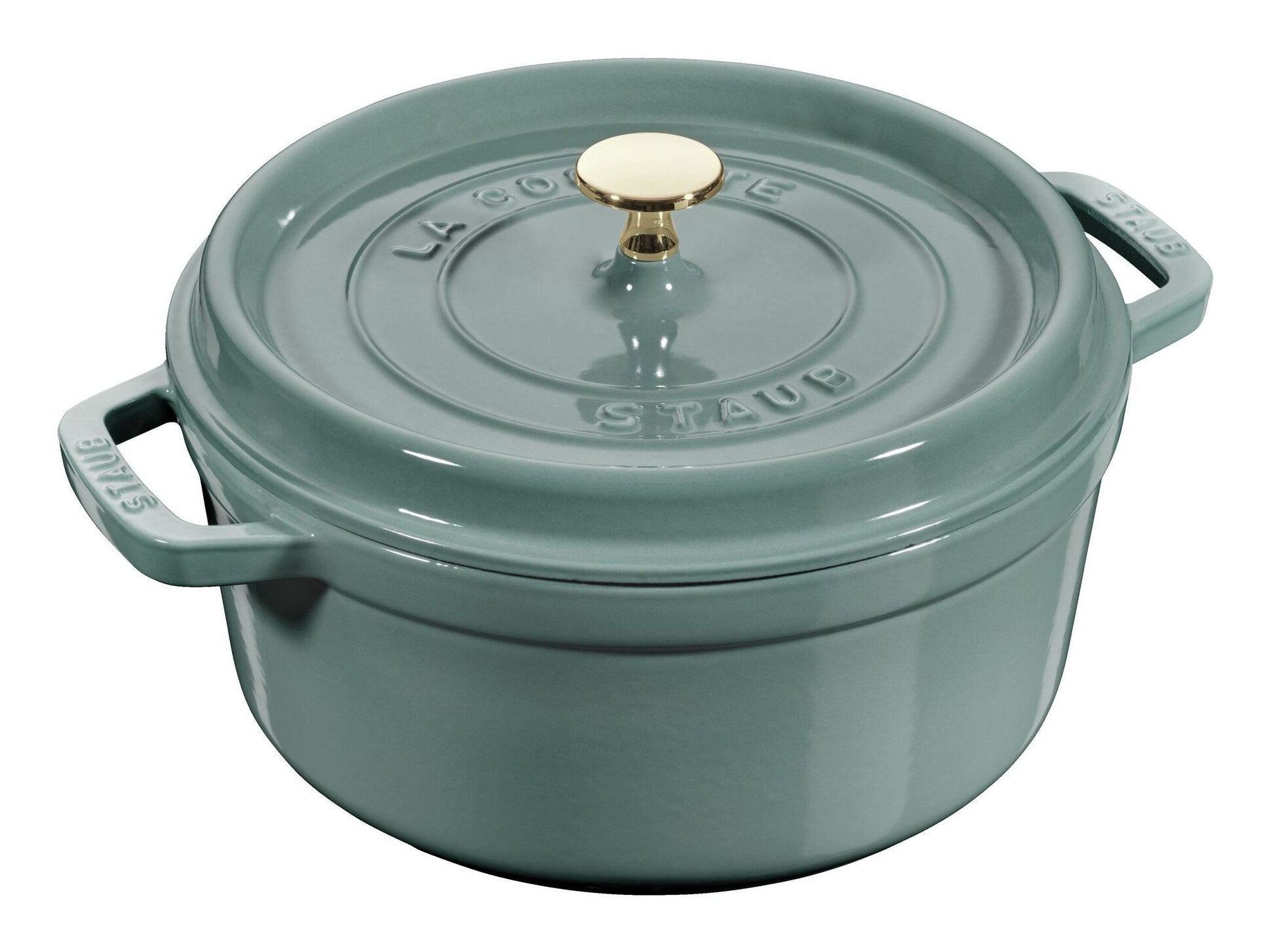 Staub La Cocotte 24cm Round, Eukalyptus, Cast Iron