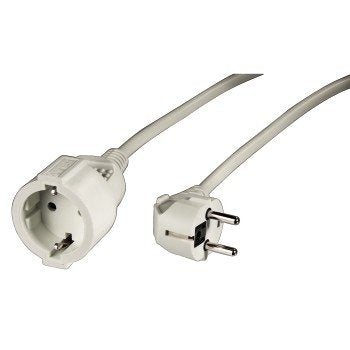 EAN 4007249478665 - Hama "Profi" Extension Cable with Earth Contact, 5 m, white imagen 1