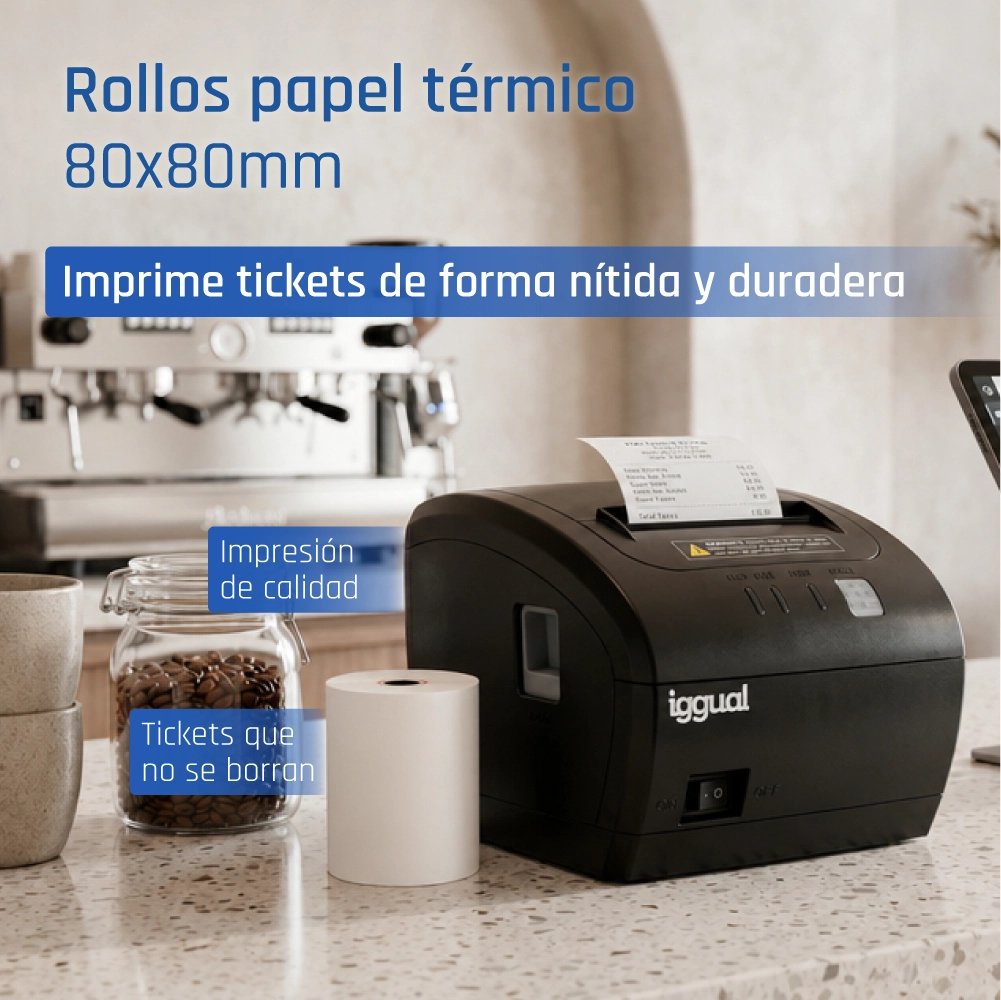 EAN 8435364319802 - iggual IGG319802 papel térmico imagen 4