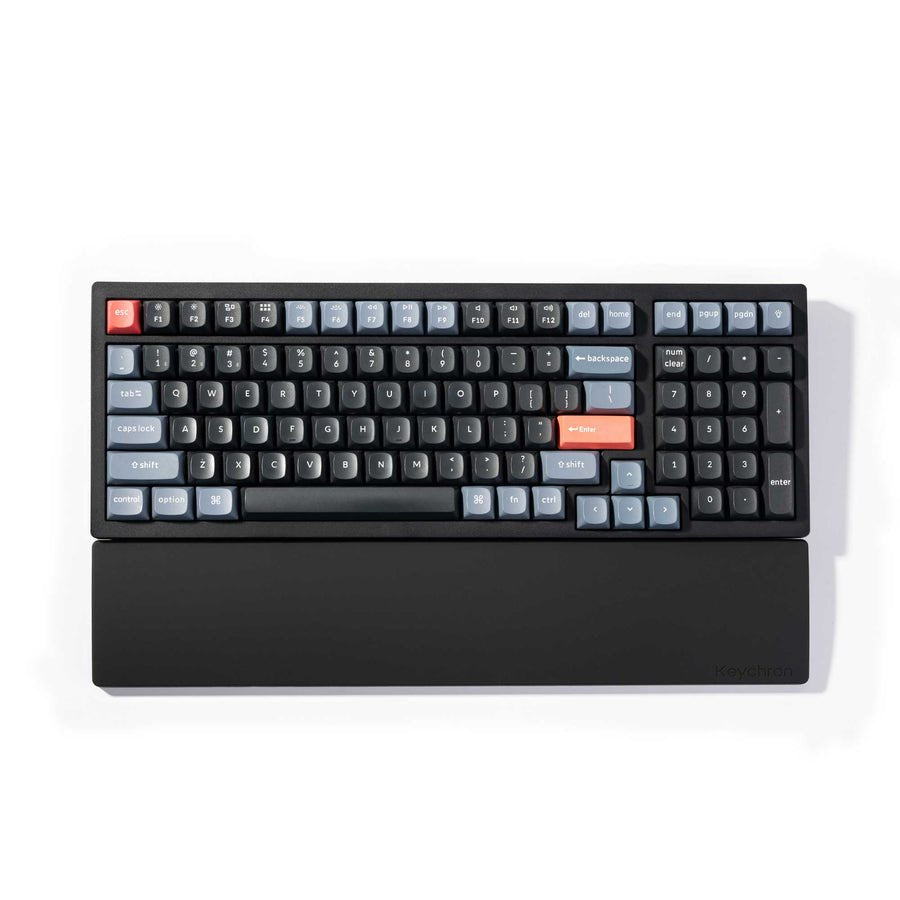 Keychron Silicone Palm Rest Para K4/Q5/V5 (Negro) Pr51