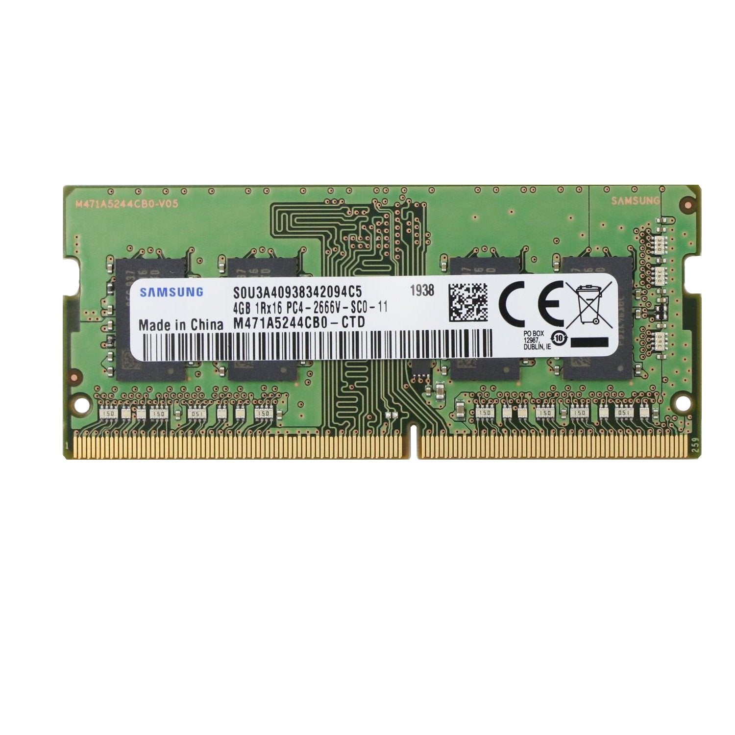 EAN 5704174015161 - Lenovo 01AG836 módulo de memoria 4 GB 1 x 4 GB DDR4 260-pin SO-DIMM imagen 1