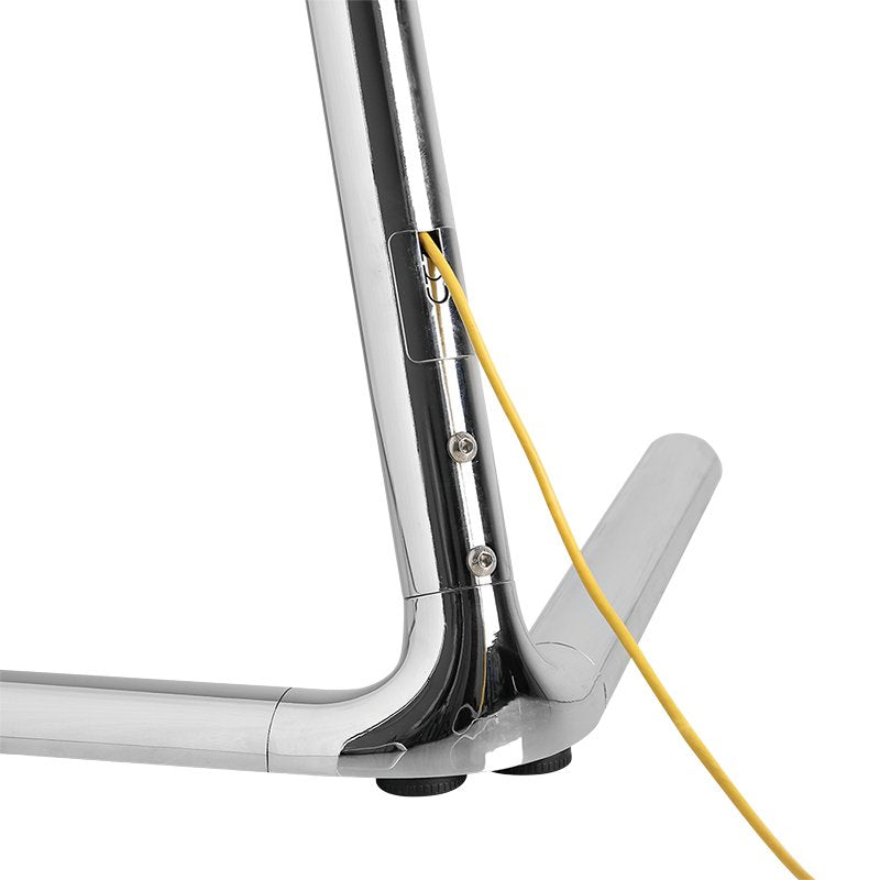 Soporte De Tv (49-70 Pulgadas), Base En V, Color Cromado