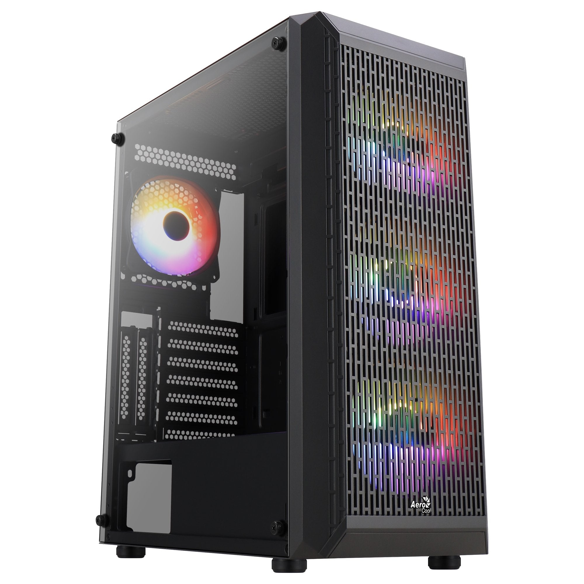 Caja Pc Aerocool Atx Beam V2 Frgb Black