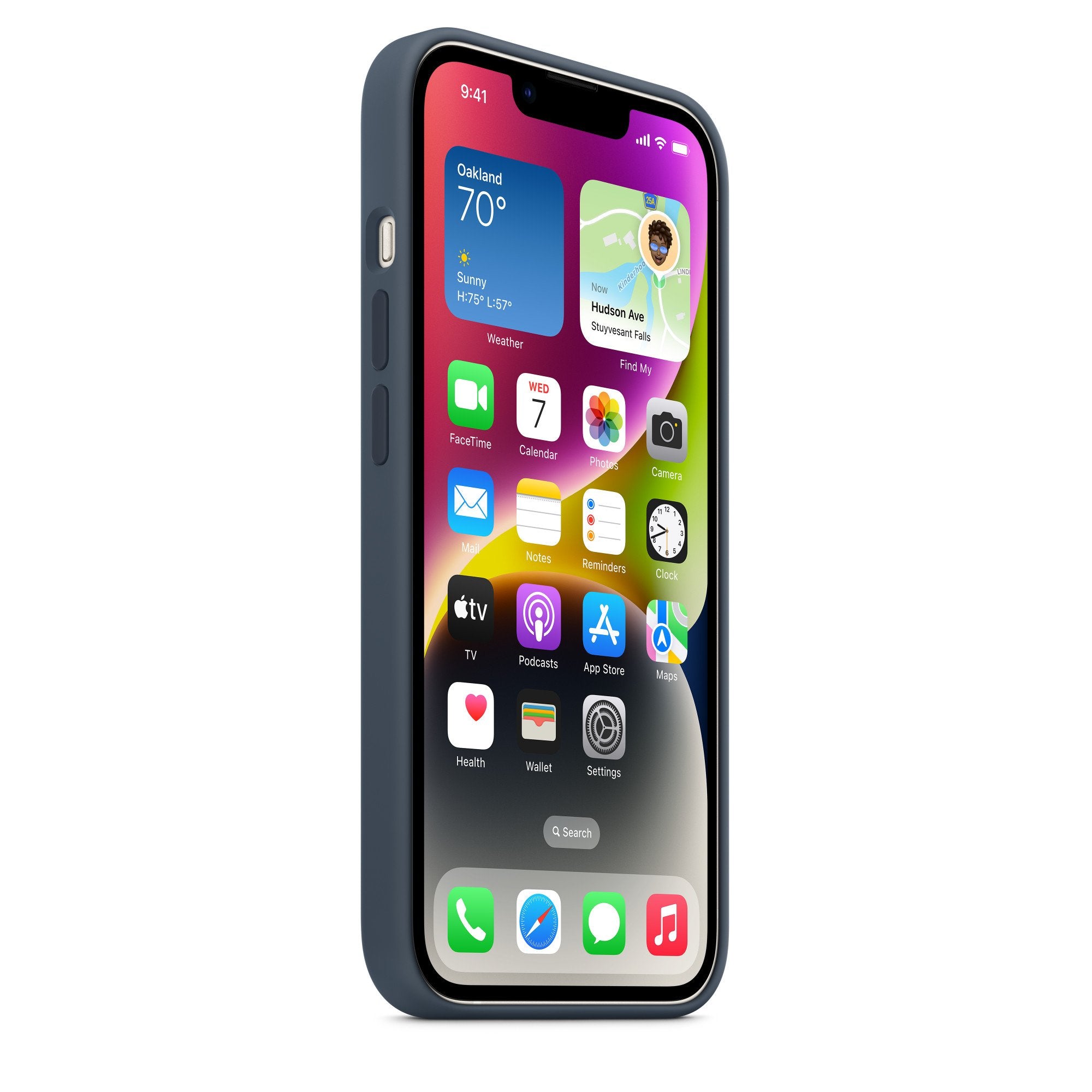 EAN 0195949908927 - Apple MW5T3ZM/A funda para teléfono móvil 15,5 cm (6.1") Marina imagen 8