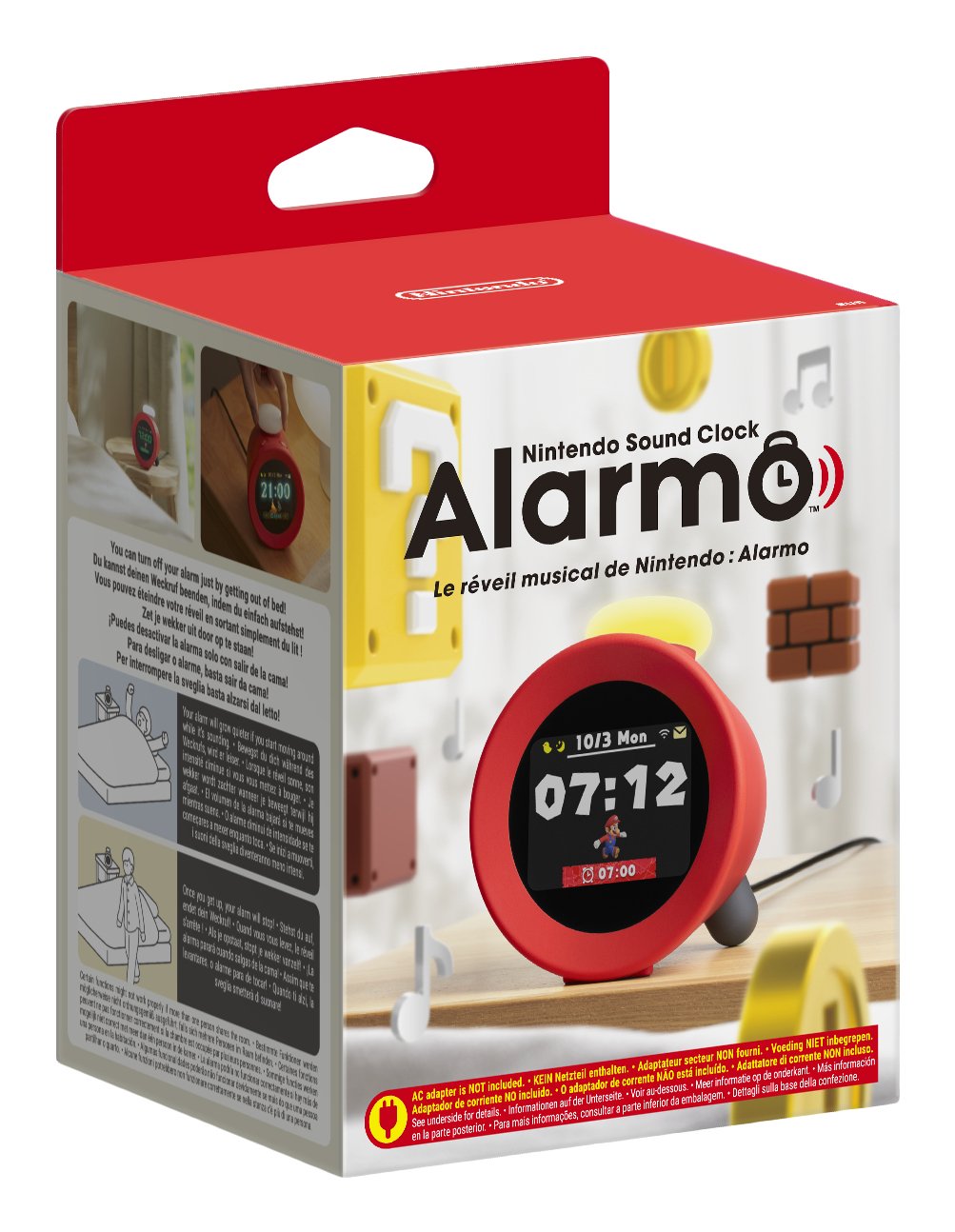 EAN 0045496445010 - Nintendo 10013963 despertador Reloj despertador digital Rojo imagen 8