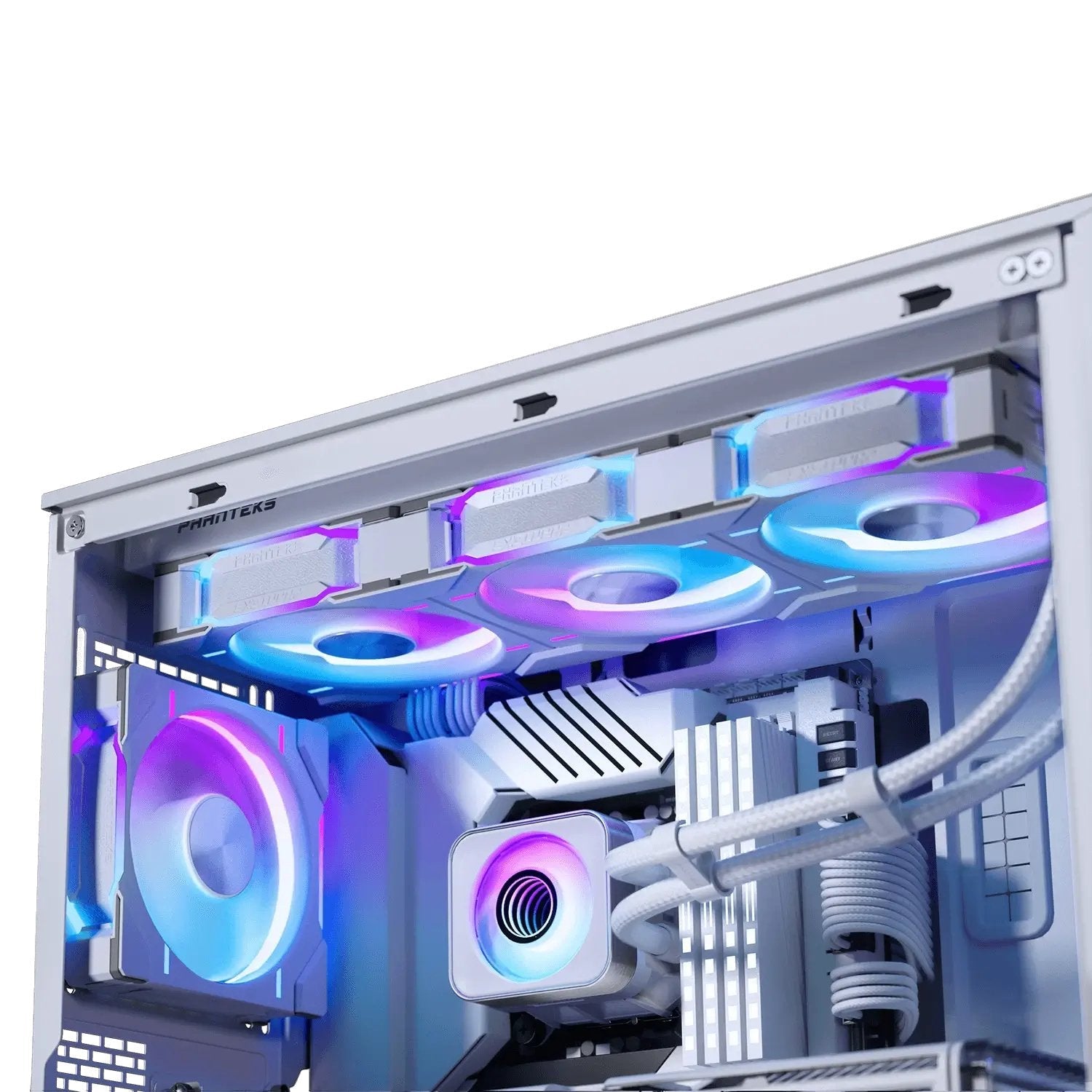 K Phanteks Glacier One 360d30 X2 Drgb Weiss Aio-Wasserkühlung