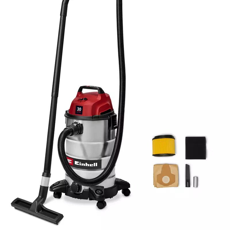 Einhell Tc-Vc 3055 S, Aspirador En Seco/Mojado Plateado/Rojo 2342235