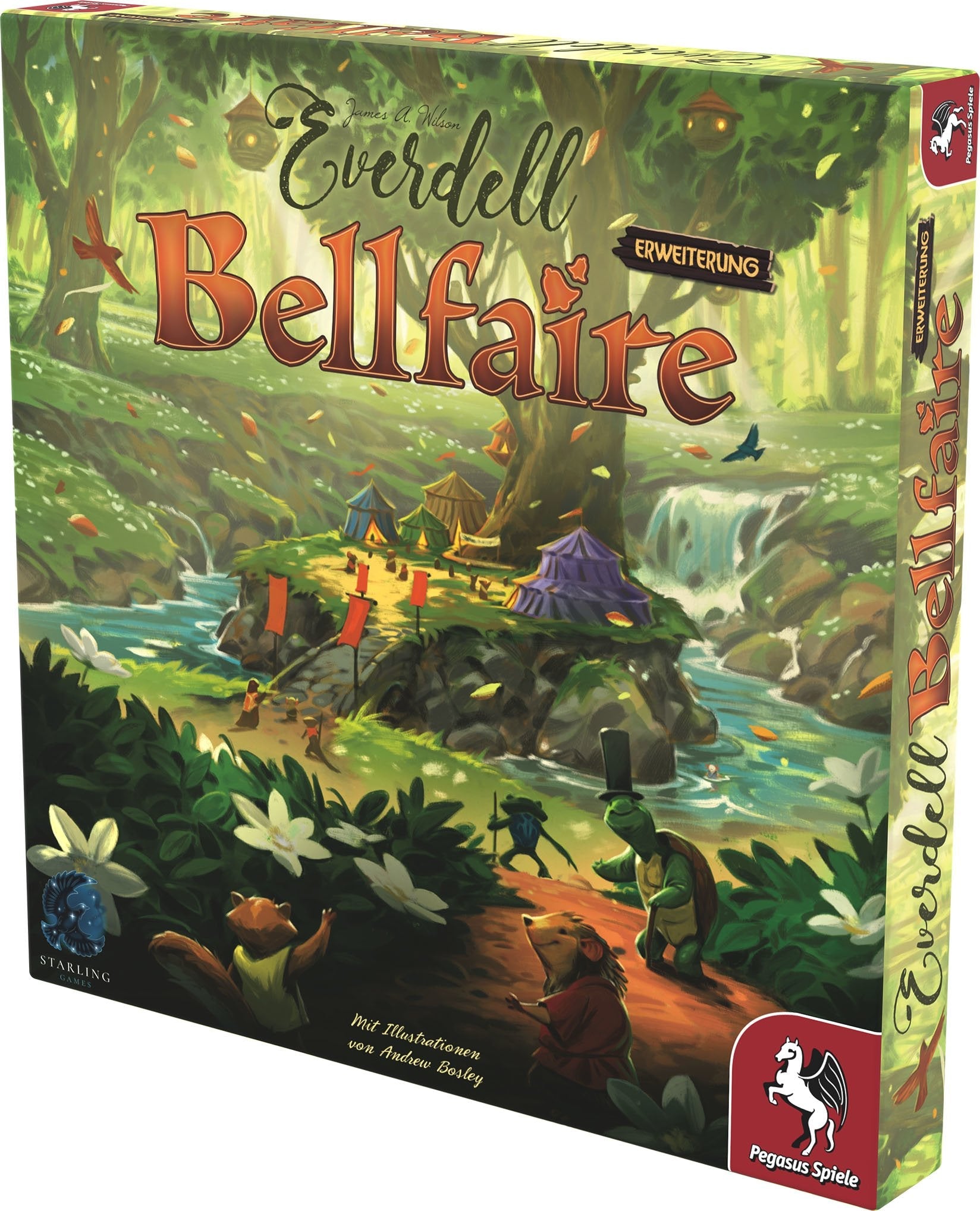 Pegasus Everdell: Bellfaire, Extensión Del Juego De Mesa 57602g