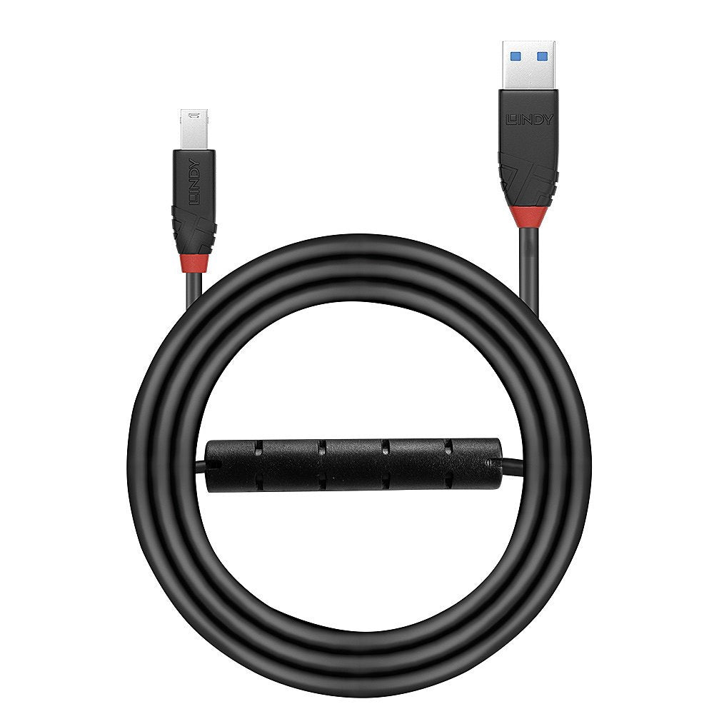Lindy 43227 Cable Usb 10 M 3.2 Gen 1 (3.1 Gen 1) Usb A Usb B Negro