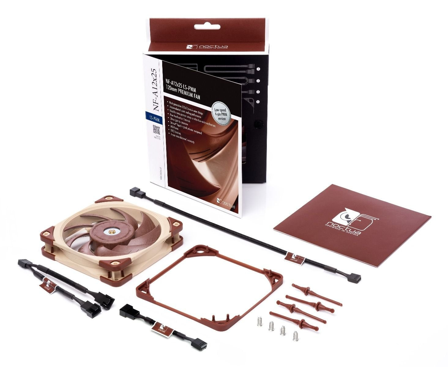 EAN 9010018100556 - Noctua NF-A12x25 Carcasa del ordenador Ventilador 12 cm Beige, Marrón imagen 5