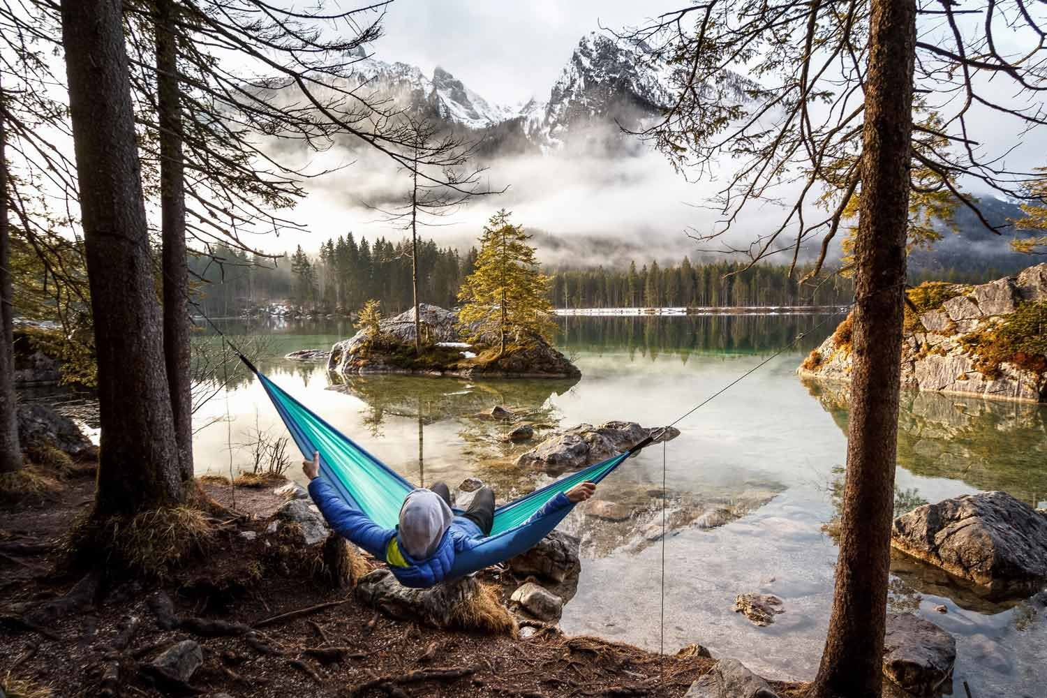 EAN 4030454005791 - AMAZONAS Adventure Hammock Hamaca colgante 1 personas(s) Nylon, Antidesgarros Azul, Color menta imagen 6