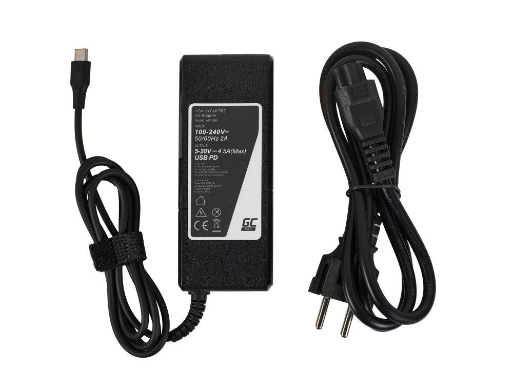 EAN 5904326375338 - Green Cell AD139P adaptador e inversor de corriente Universal 90 W Negro imagen 5