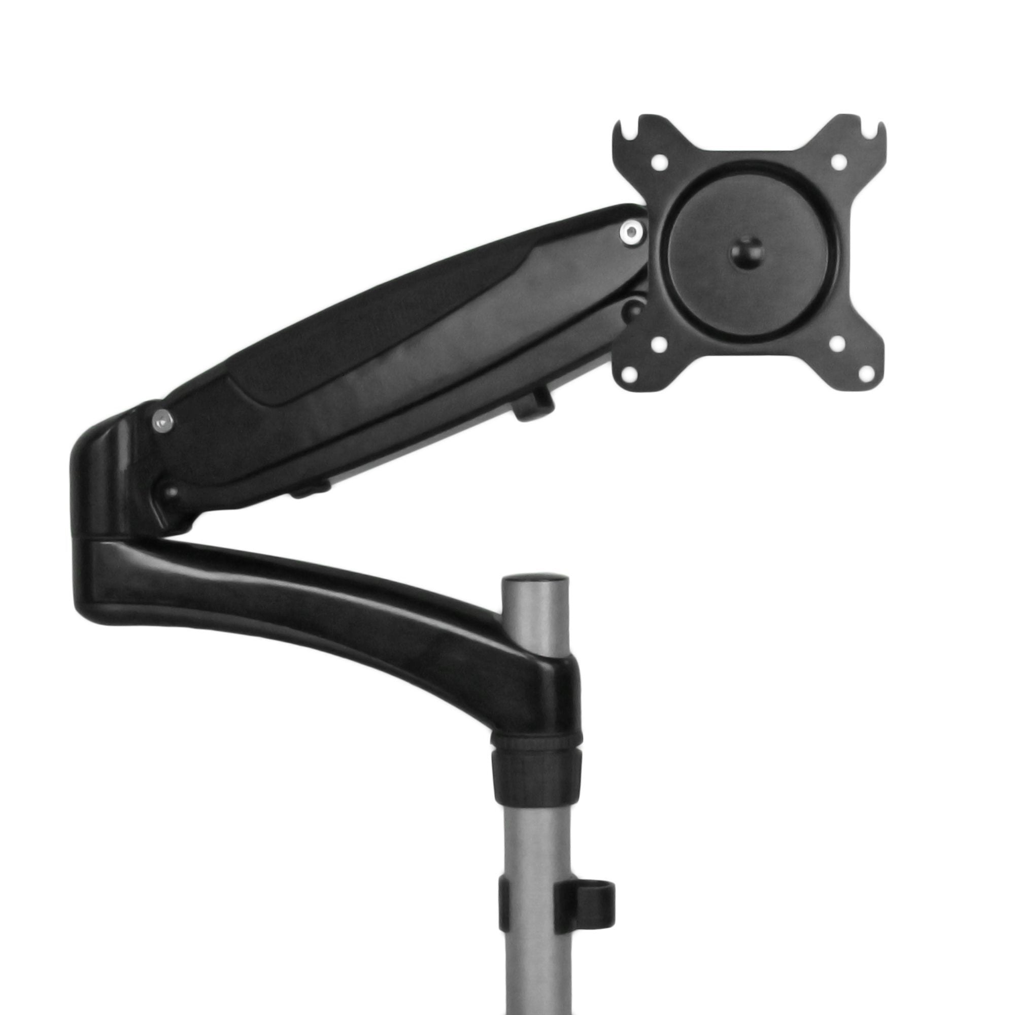 EAN 0065030864589 - StarTech.com ARMUNONB soporte para monitor 68,6 cm (27") Escritorio Aluminio, Negro imagen 3