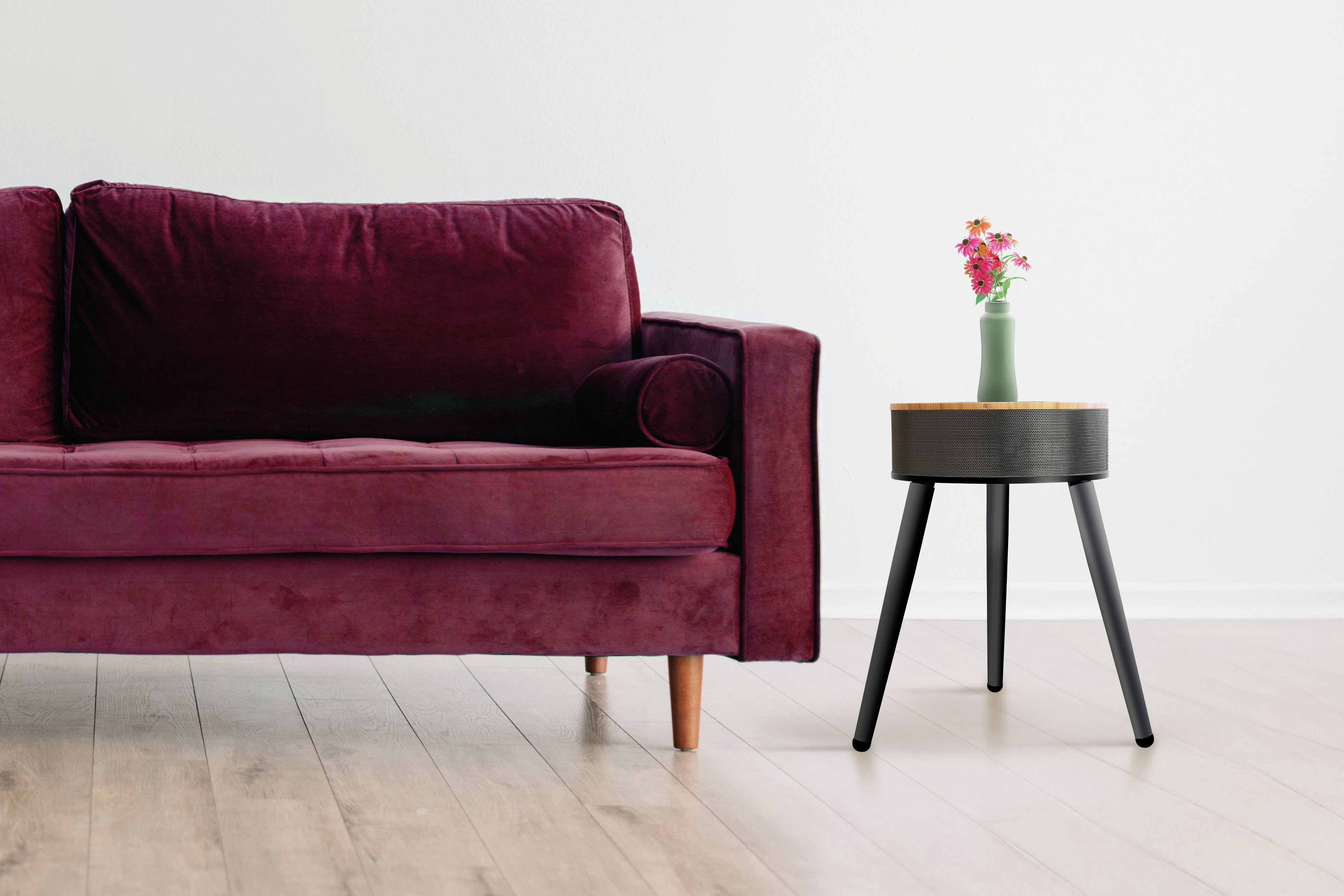 Ventilador Calefactor De Mesa Henry Negro/Madera, 2000 W 86545