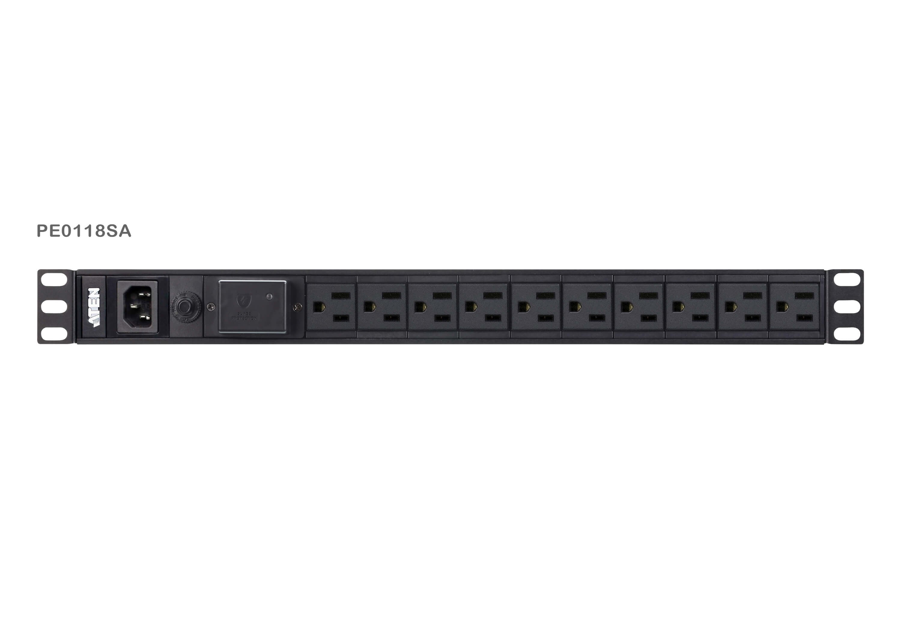 EAN 4719264648908 - ATEN PE0118SG unidad de distribución de energía (PDU) 18 salidas AC Negro imagen 1