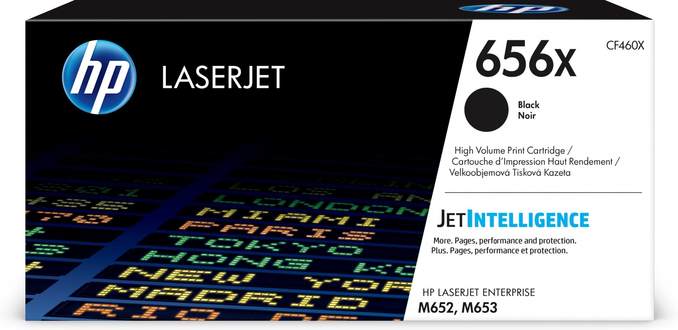 EAN 0889894325457 - HP 656X High Yield Black Original LaserJet Toner Cartridge cartucho de tóner 1 pieza(s) imagen 1