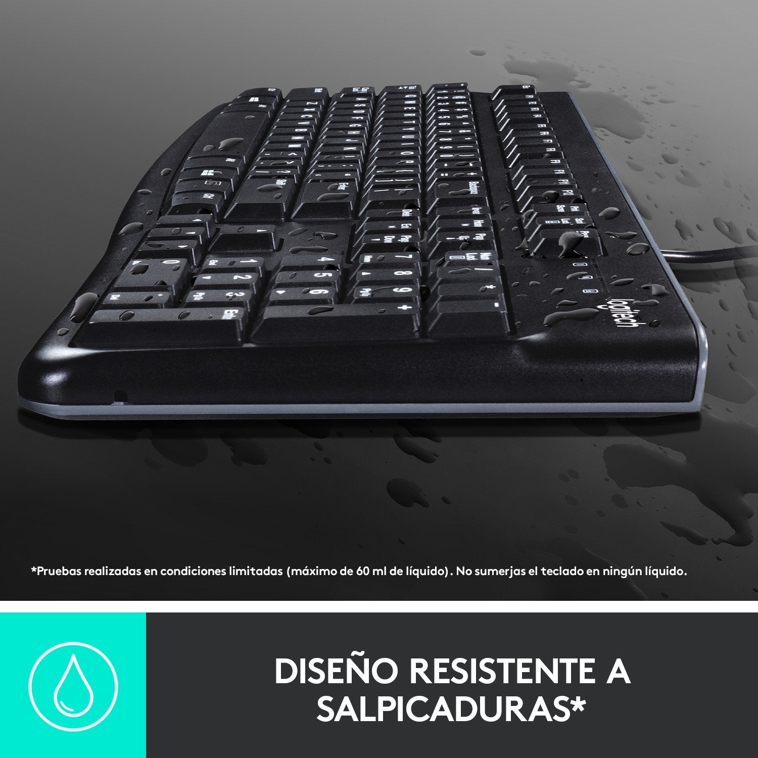 EAN 5099206020580 - Logitech 920-002550 teclado Ratón incluido USB QWERTY Español Negro imagen 11