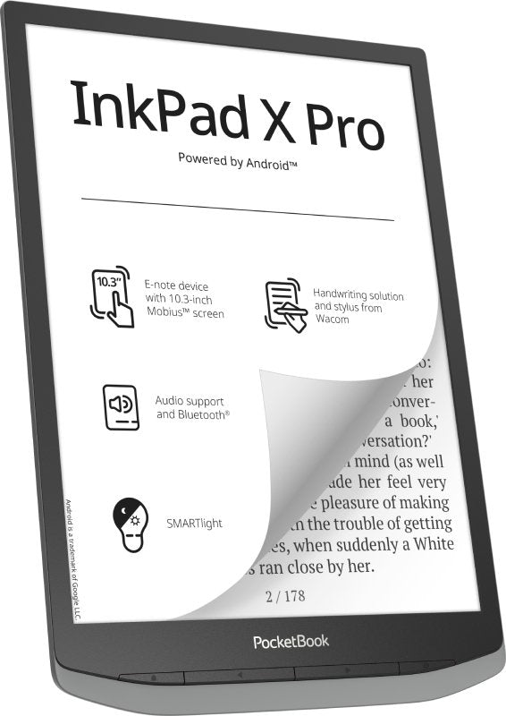 EAN 7640152090189 - PocketBook InkPad X Pro lectore de e-book Pantalla táctil 32 GB Wifi Gris imagen 4