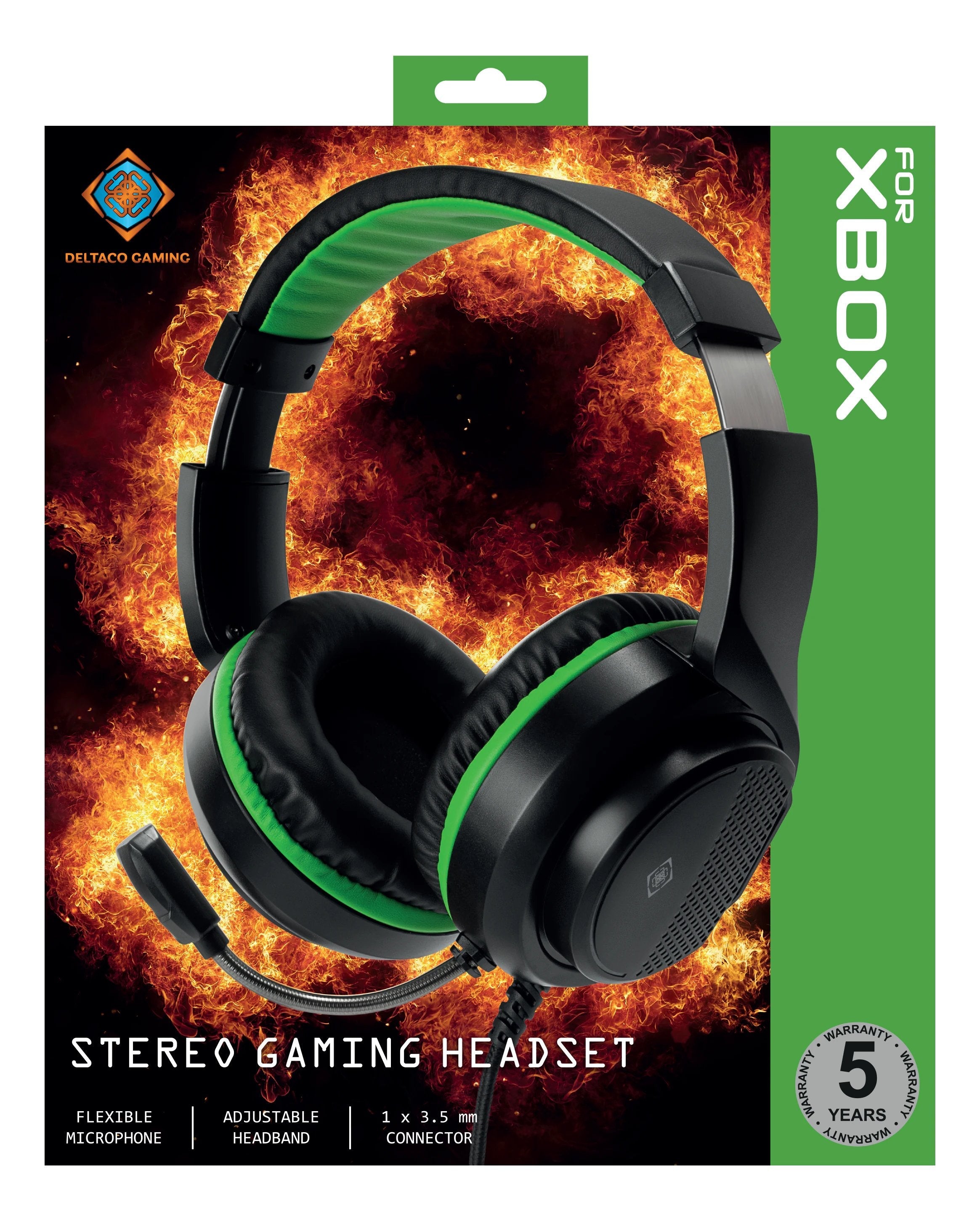 Deltaco Gaming Headset Stereo FR Xbox Series S/X Schwarz