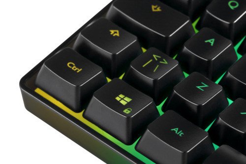 Deltaco Dk240 Mini 60% Gaming Tastatur Semi-Transparent