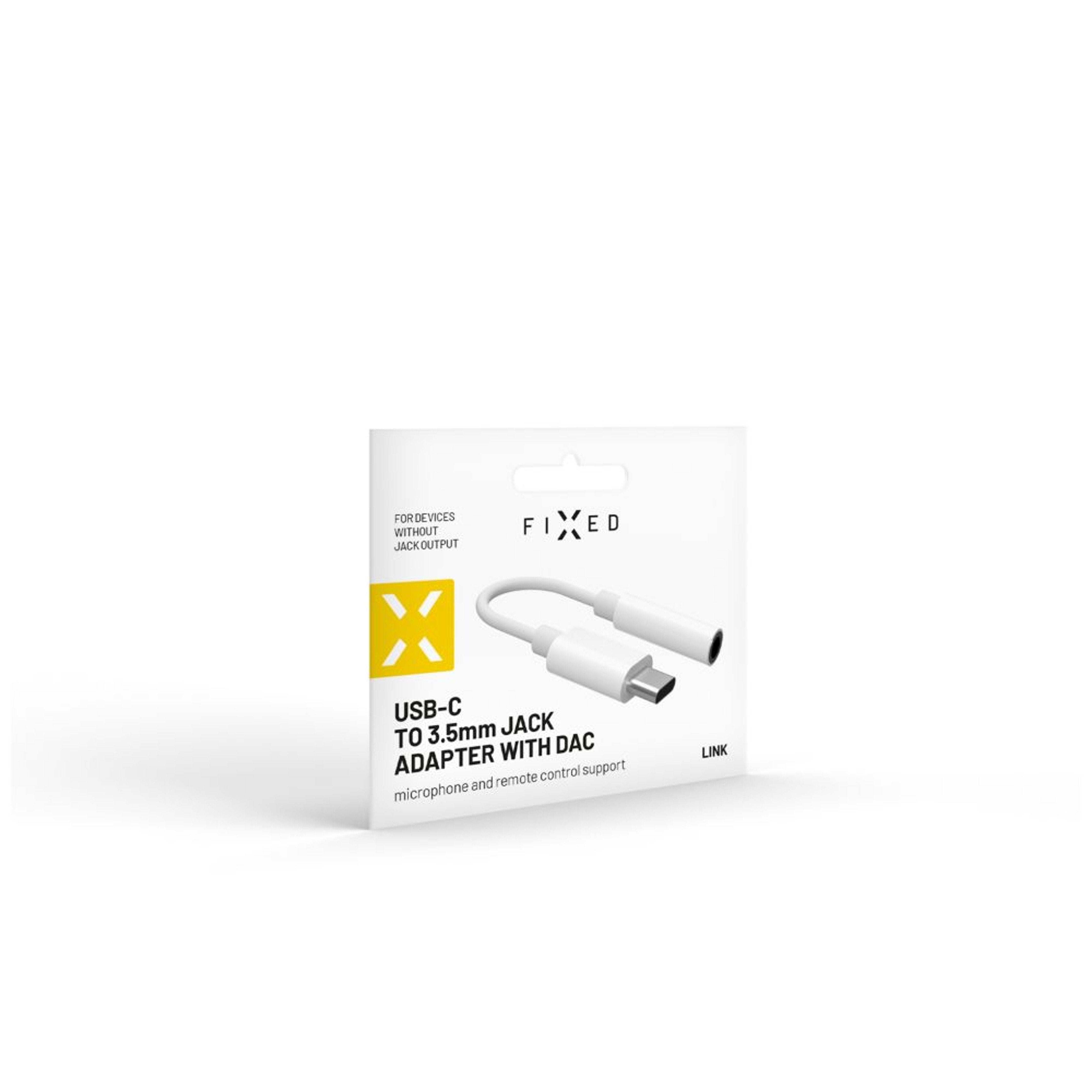 EAN 8591680109784 - FIXED FIXL-CJD-WH cambiador de género para cable USB-C 3.5mm Blanco imagen 2
