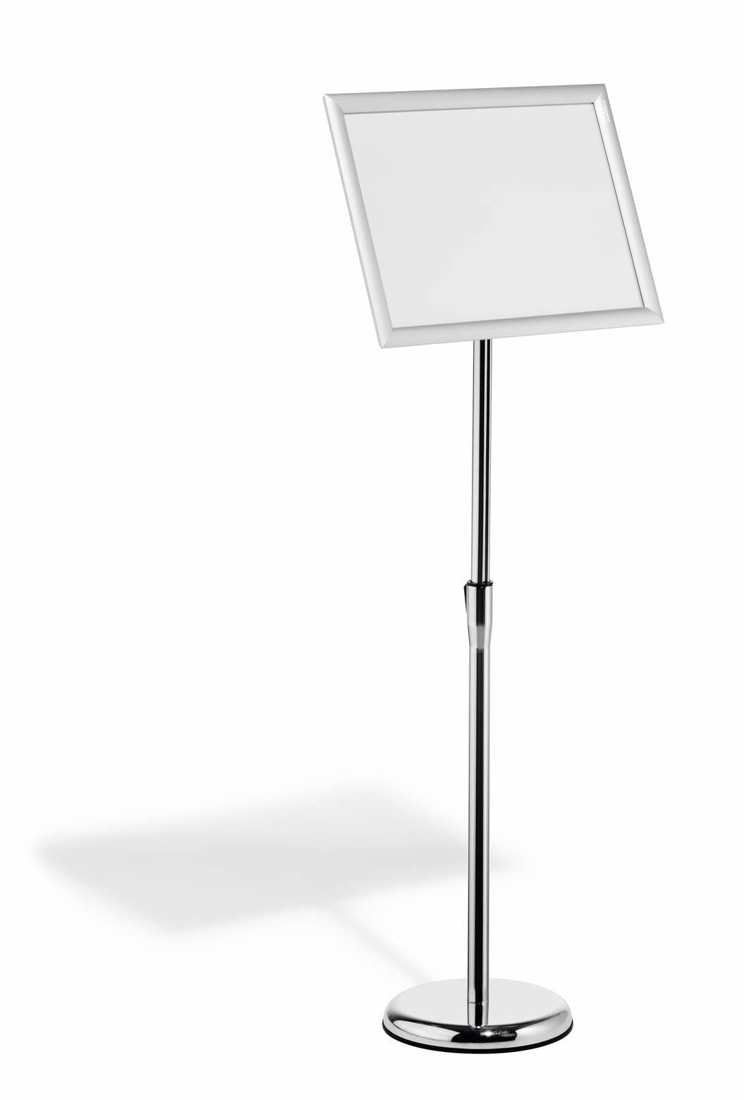 Soporte De Suelo Durable Info Marco De Aluminio A3 Plateado