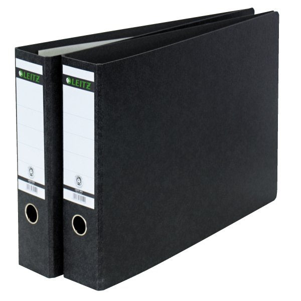 Leitz Archivador Anchura Del Lomo 7.8 Cm Din A3 Transversal Cartón Negro Marmoriert