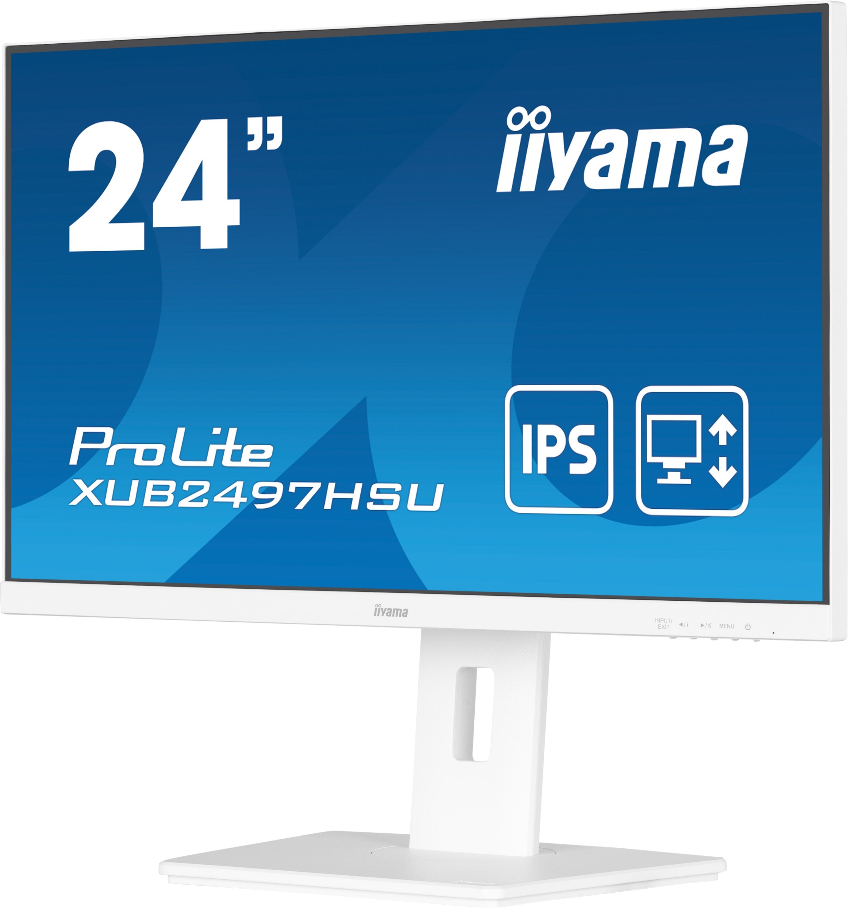 EAN 4948570125074 - iiyama ProLite XUB2497HSU-W2 pantalla para PC 60,5 cm (23.8") 1920 x 1080 Pixeles Full HD LED Blanco imagen 5