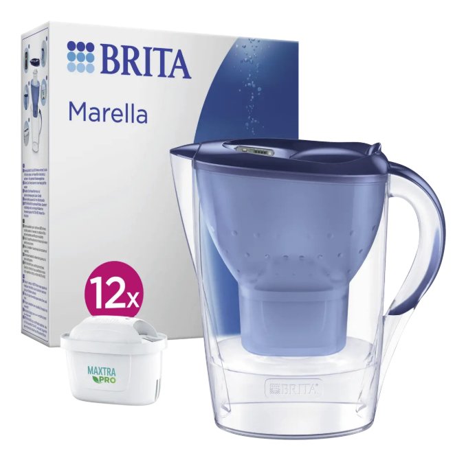 Brita Marella Blue Incl. 12x Maxtra+