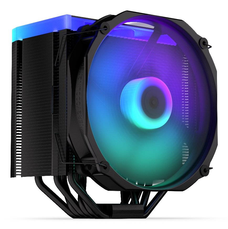 Endorfy Fortis 5 Argb Black, Disipador De Cpu Negro, 140 Mm Ey3a014