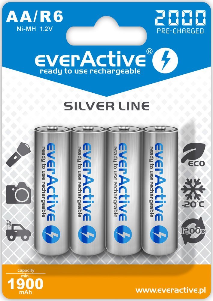 EAN 5902020523642 - Everactive EVHRL6-2000 pila doméstica Batería recargable AA Níquel-metal hidruro (NiMH) imagen 1
