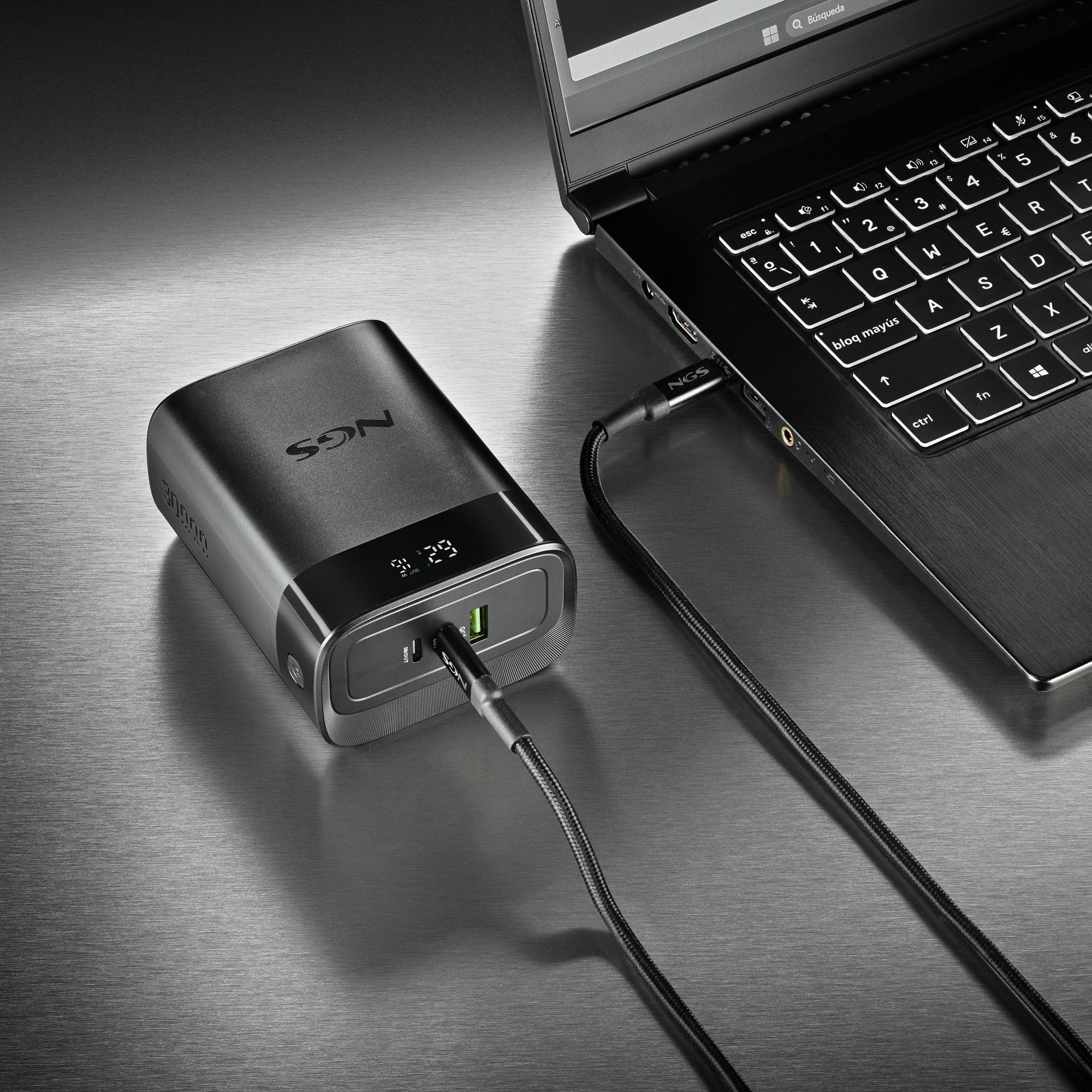 EAN 8435430626445 - NGS TWIX 30 30000 mAh Negro imagen 4