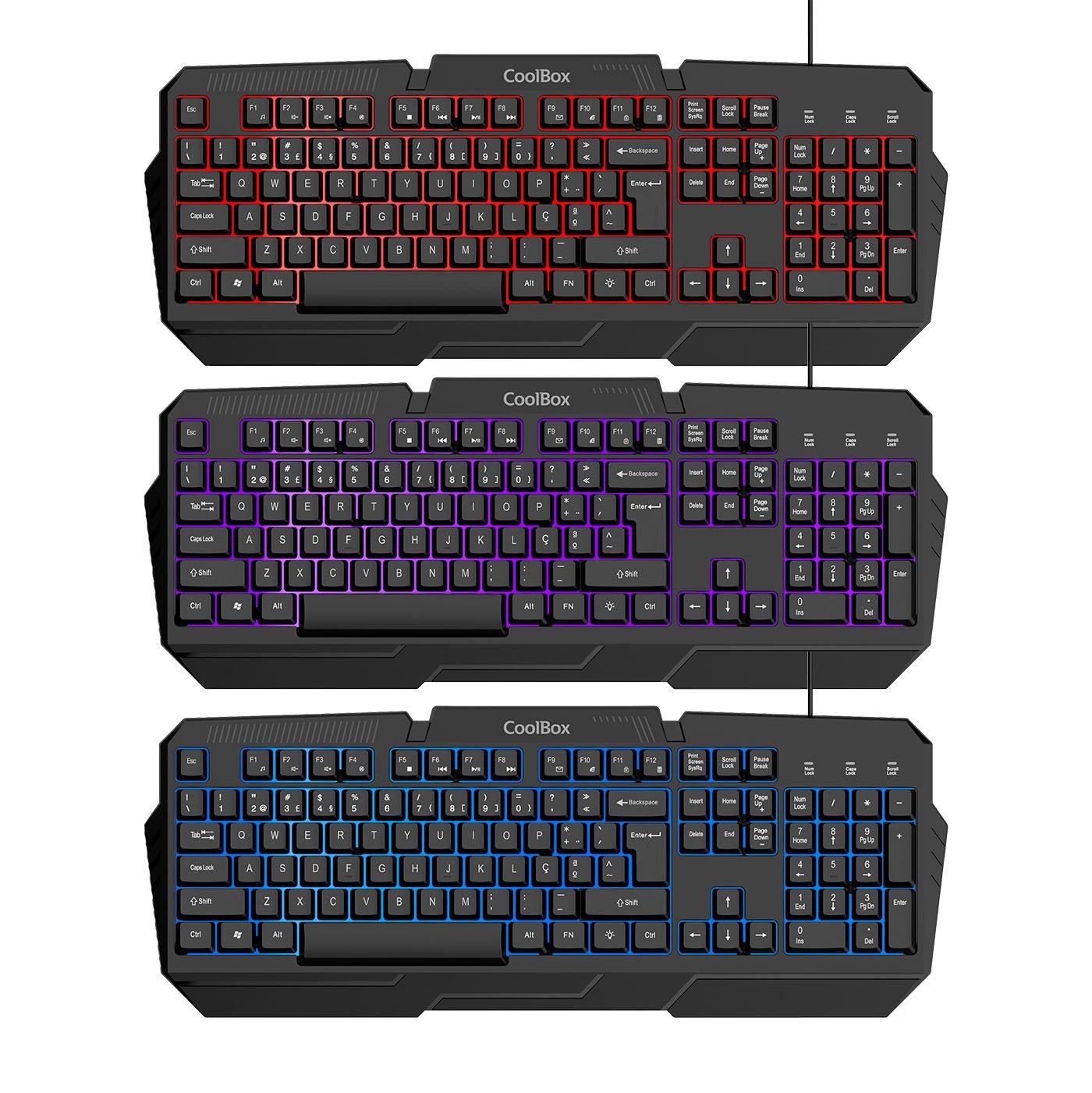 EAN 8436624423642 - CoolBox COO-KTRAA-15PT teclado Ratón incluido Juego USB Portugués Negro imagen 2