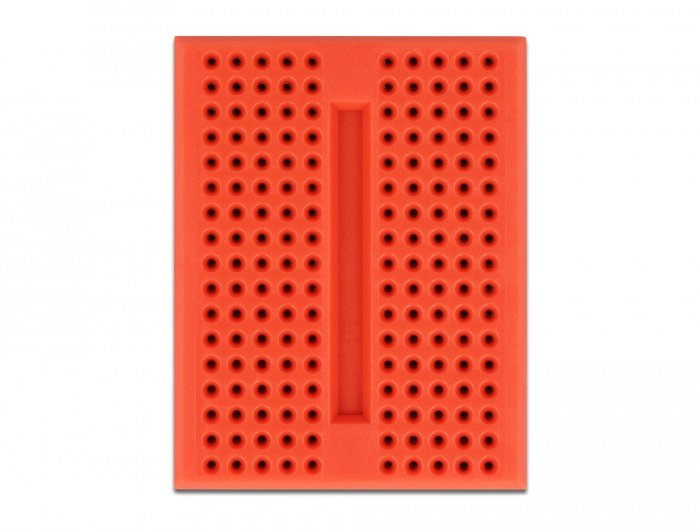Experimentier-Mini Steckbrett 170 Kontakte Rot