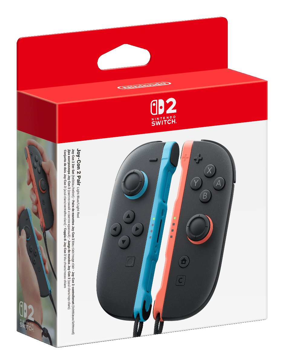 Nintendo Joy-Con 2 Negro, Azul, Rojo Bluetooth Palanca De Mando Analógico/Digital Nintendo Switch 2