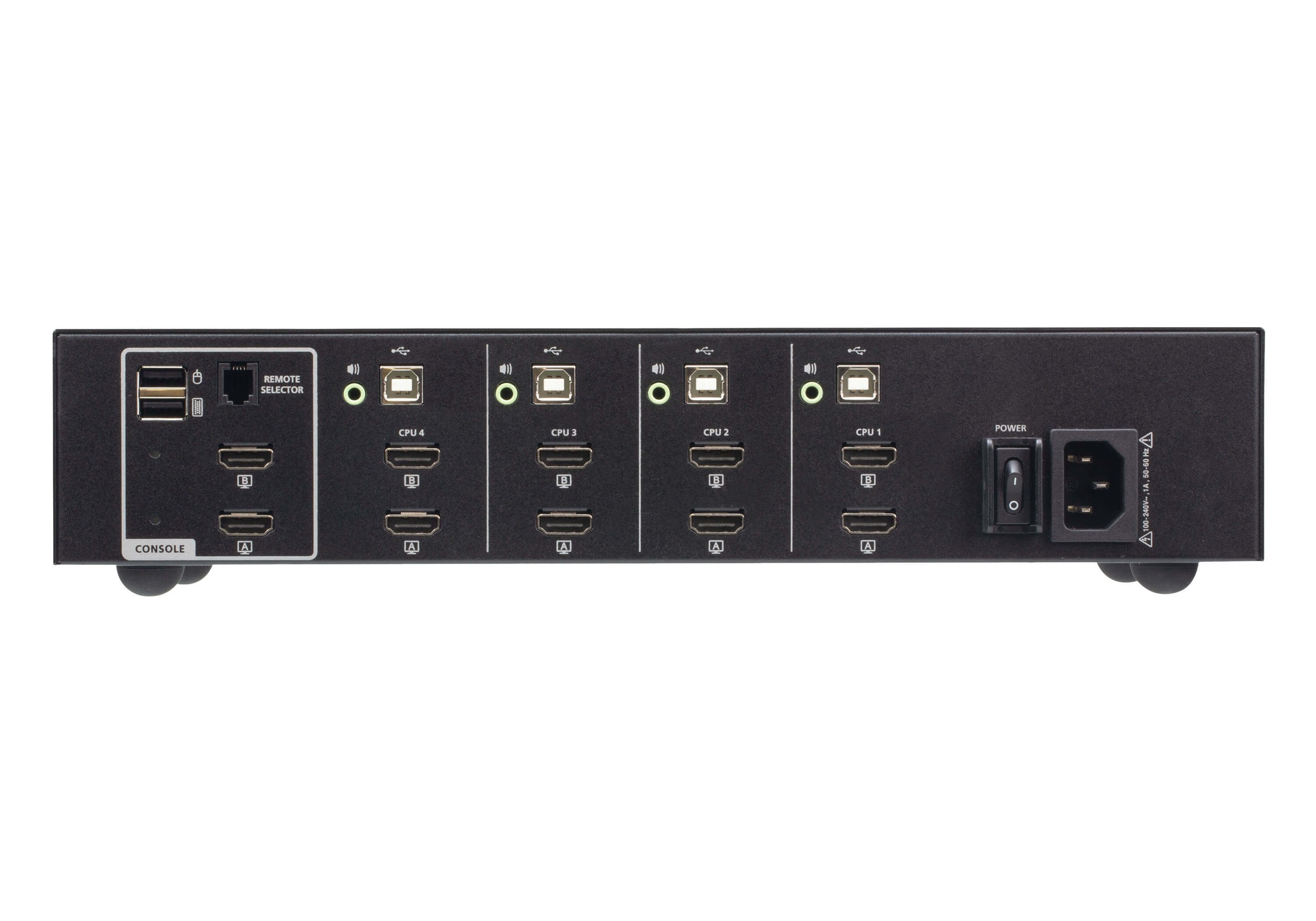 EAN 4710469341434 - ATEN CS1144H4 interruptor KVM Negro imagen 2