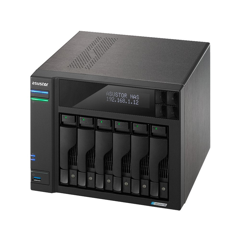 Servidor Nas Asustor Lockerstor As6706t 6 Bahias 3.5