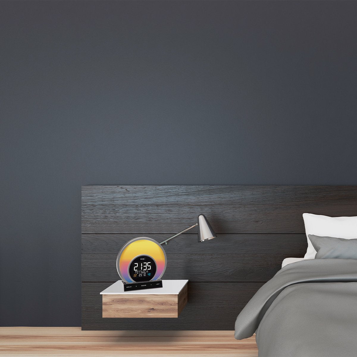 EAN 4009816034564 - TFA-Dostmann Soluna Reloj despertador analógico Negro, Transparente imagen 10