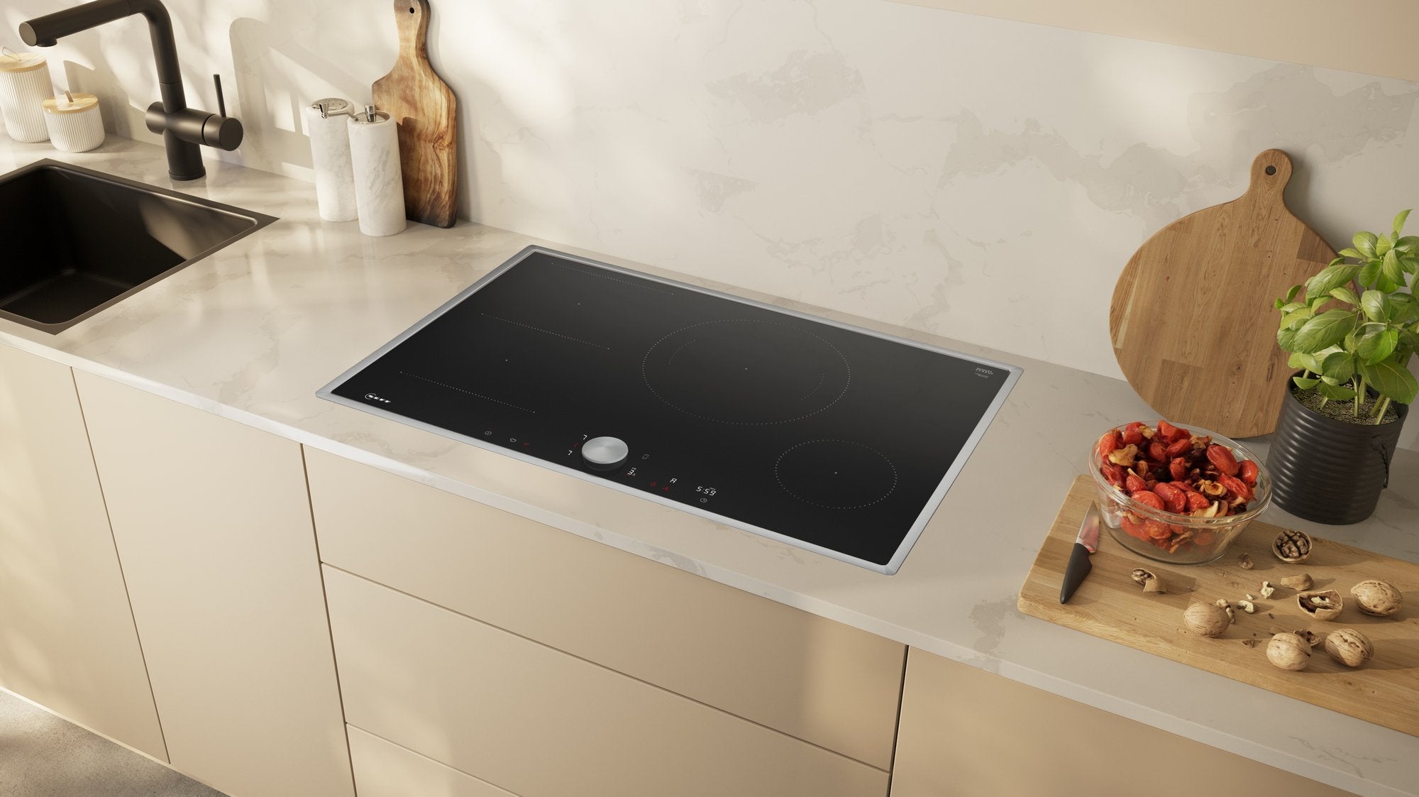 EAN 4242004266860 - Neff T58STS1L0 hobs Negro Integrado 80 cm Con placa de inducción 4 zona(s) imagen 4