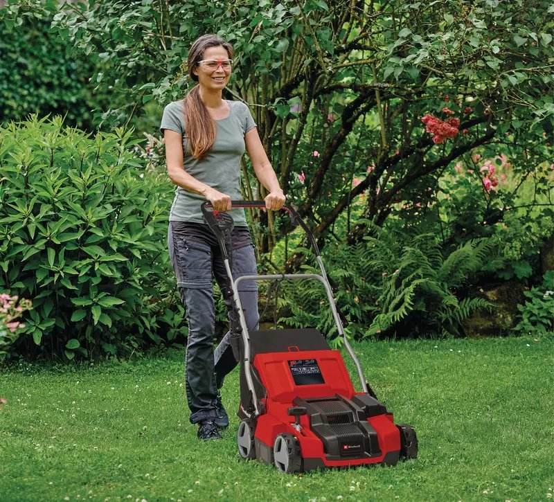 Einhell Elektrovertikuetierer Fan Ges-Sa 1435/1 Rojo/Negro, 1,400 Vatios 3420690