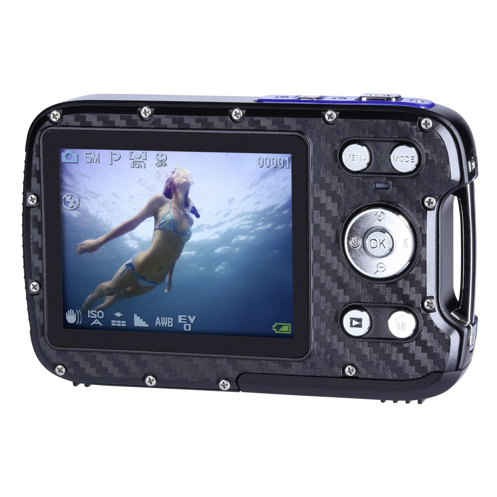 EAN 4048805100705 - Rollei Sportsline 60 Plus Cámara compacta 8 MP CMOS 5616 x 3744 Pixeles Negro, Azul, Blanco imagen 2