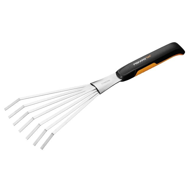 EAN 6411501351012 - Fiskars 1027044 rastrillo Rastrillo manual Negro, Plata Acero imagen 1