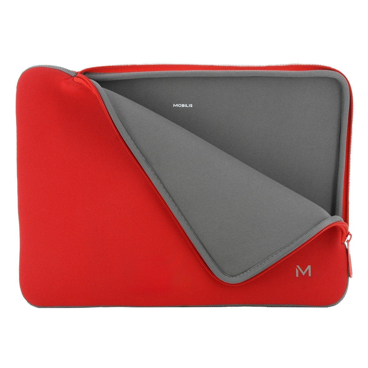 Mobilis 049019 Funda Para Portátil 35,6 Cm (14") Gris, Rojo